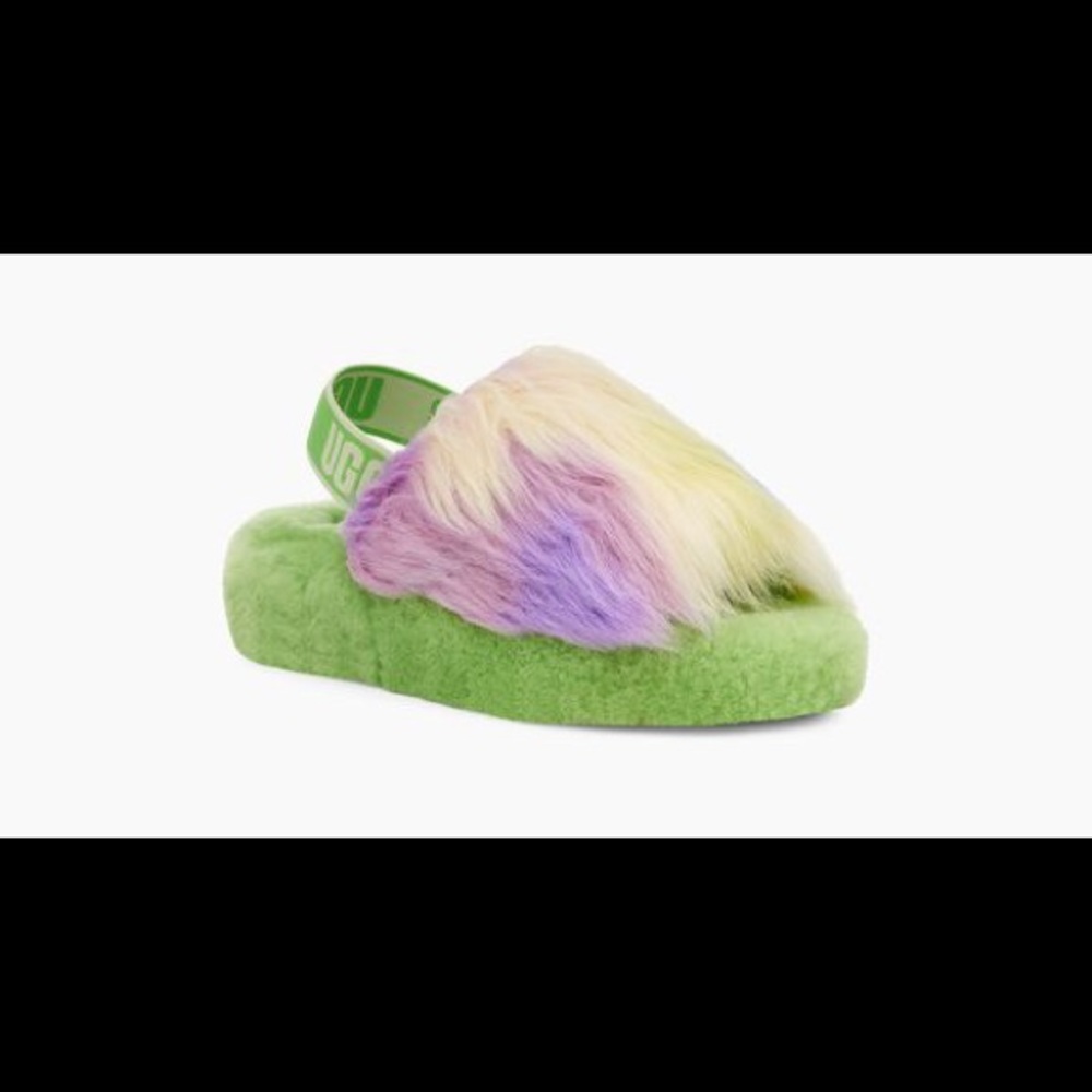 COPY - UGG Fluff Yeah Tie Dye Slippers Slides Size NEW Kids Girls